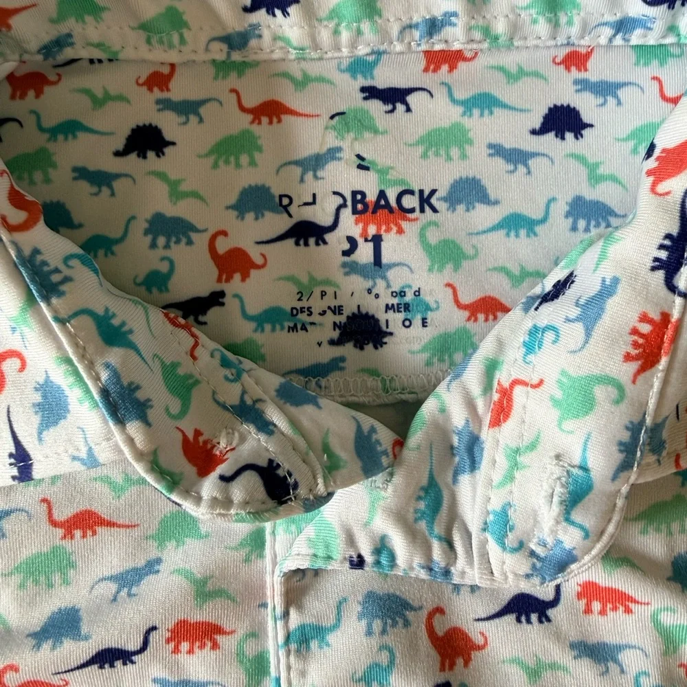 Rhoback Kids “The Jurassic” Polo Shirt - Picture 2 of 3